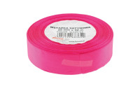 Wstążka satynowa 25mmx32m różowa neon Brewis